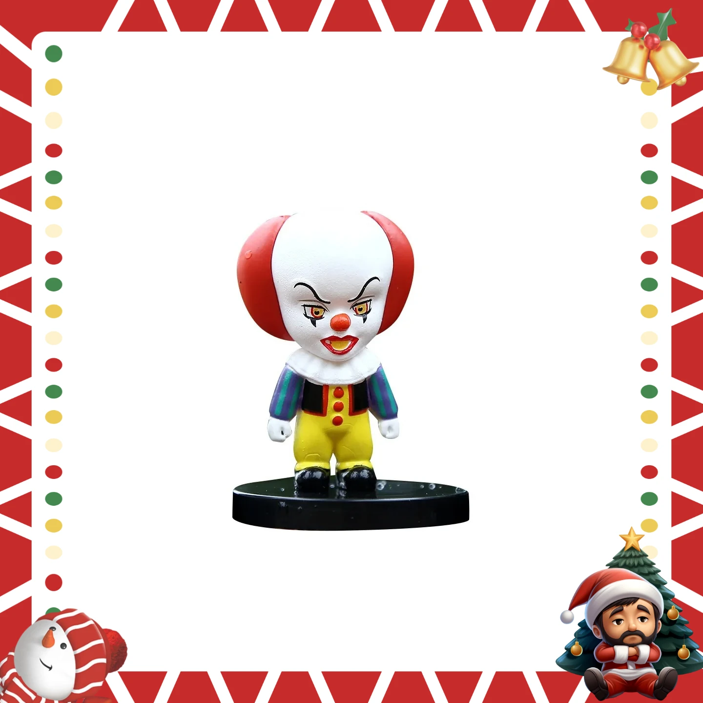 10 pièces Film d'horreur Clown Figurine jouets PVC modèle Halloween cadeau vinyle Figurine poupée cadeau