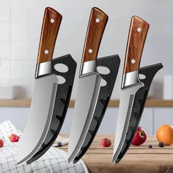 Handmade Fishing Knife Meat Cleaver Butcher Knife Meat Cleaver Forged Stainless Steel Kitchen Chef Boning Knives Cooking Tool