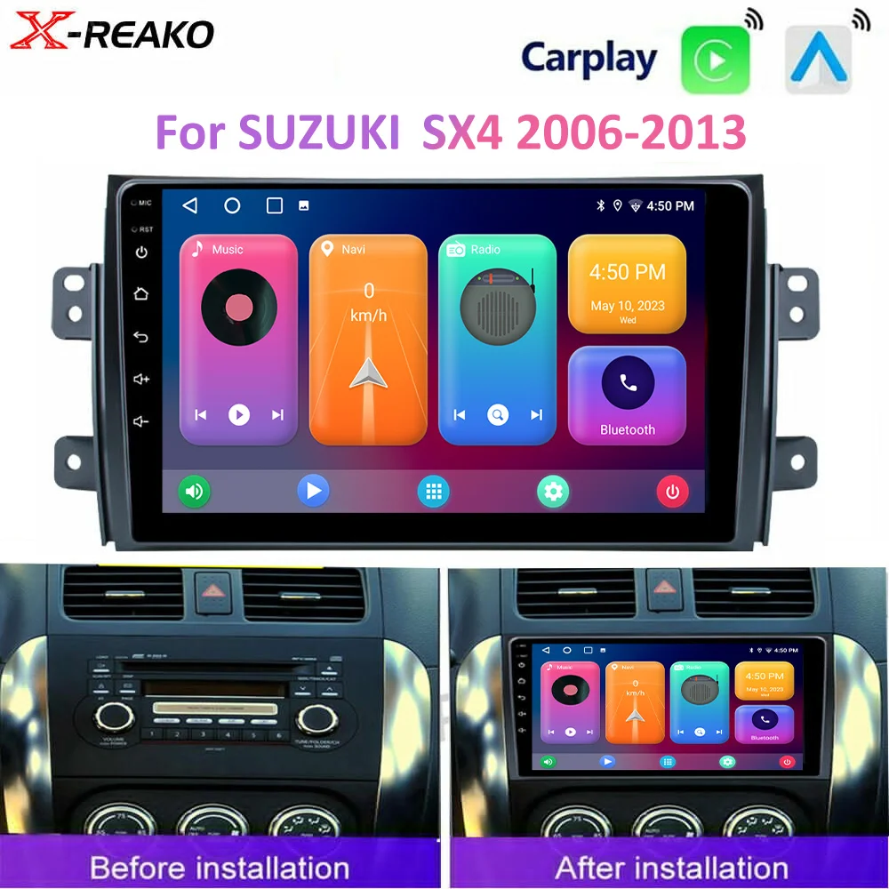 

X-REAKO Android Car 2Din Radio GPS For Chevrolet Lova Captiva Gentra Aveo Epica 2006-2011 Carplay Android Auto Multimedia Player