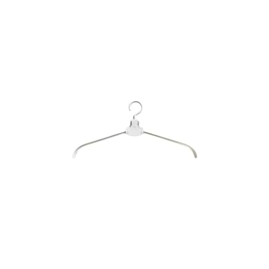 OneTouch Foldable Hanger with ButtonFold Design for Easy Storage and Organization Prevents Stretched Collars with AntiStretch N