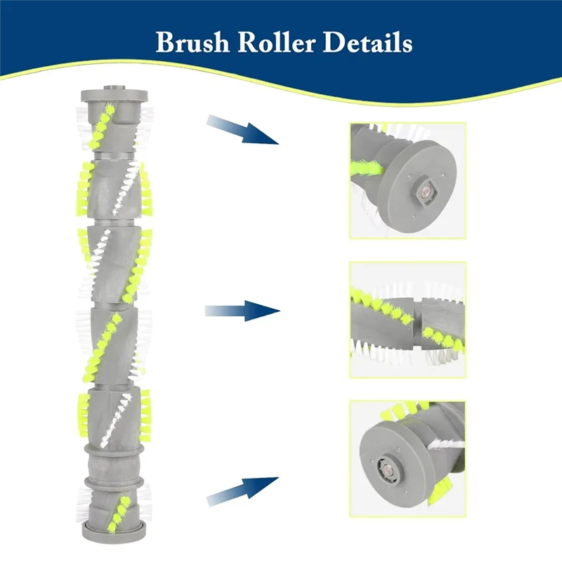 AB47-2038072 Bürstenrolle und Reinigungsbürste für Bissell Powerforce Helix beutellose Ersatzteile 12B1
