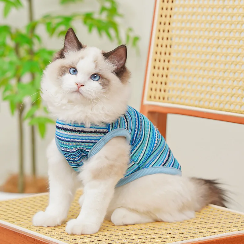 

Cat Vest Puppy Vest T-shirt Cute Spring Pet Costume Roupas para Clothing Kitty Bottoming Shirt Dog Costume Puppy Clothes