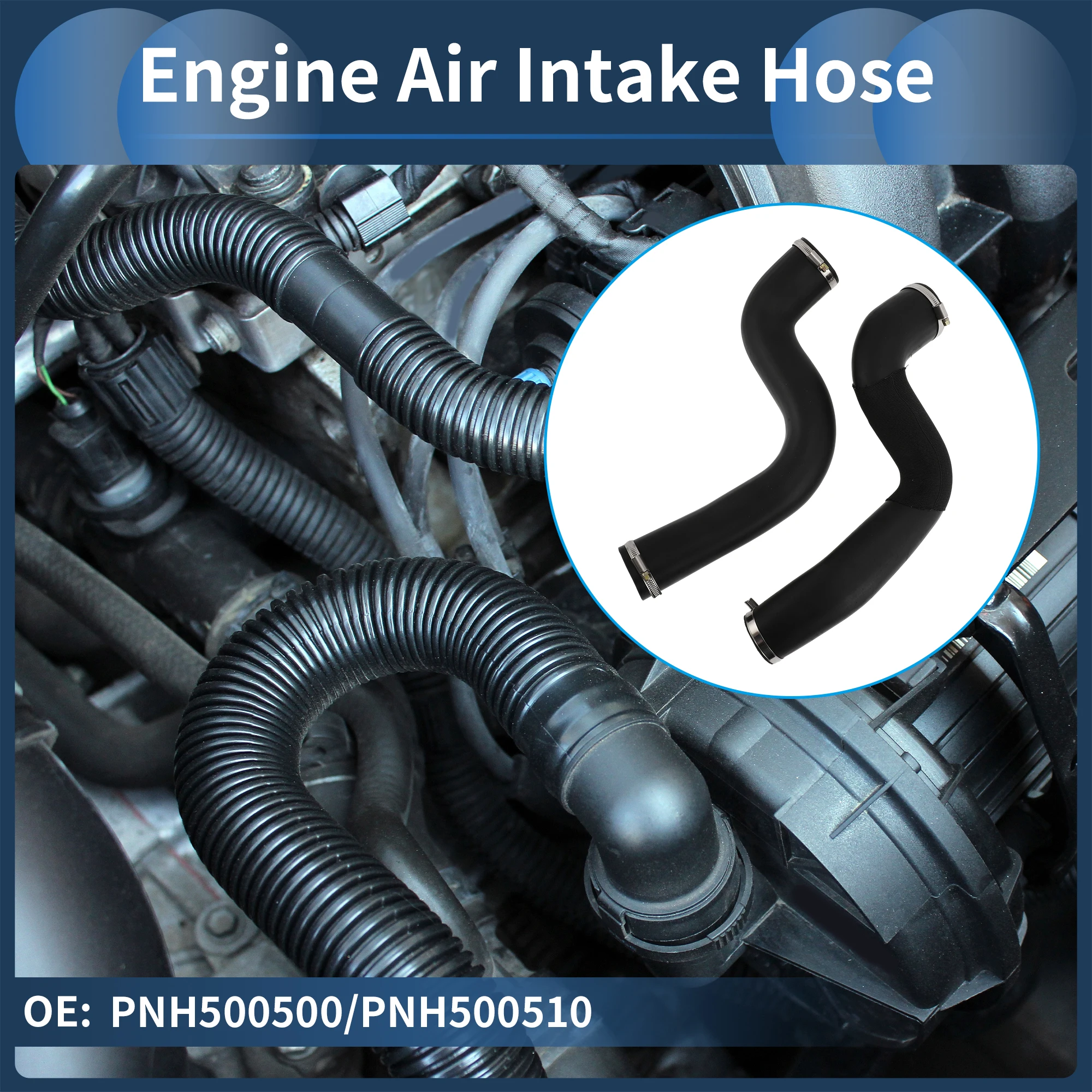 

UXCELL Engine Air Intake Hose for Land Rover for Range Rover III No.PNH500500 Clamp