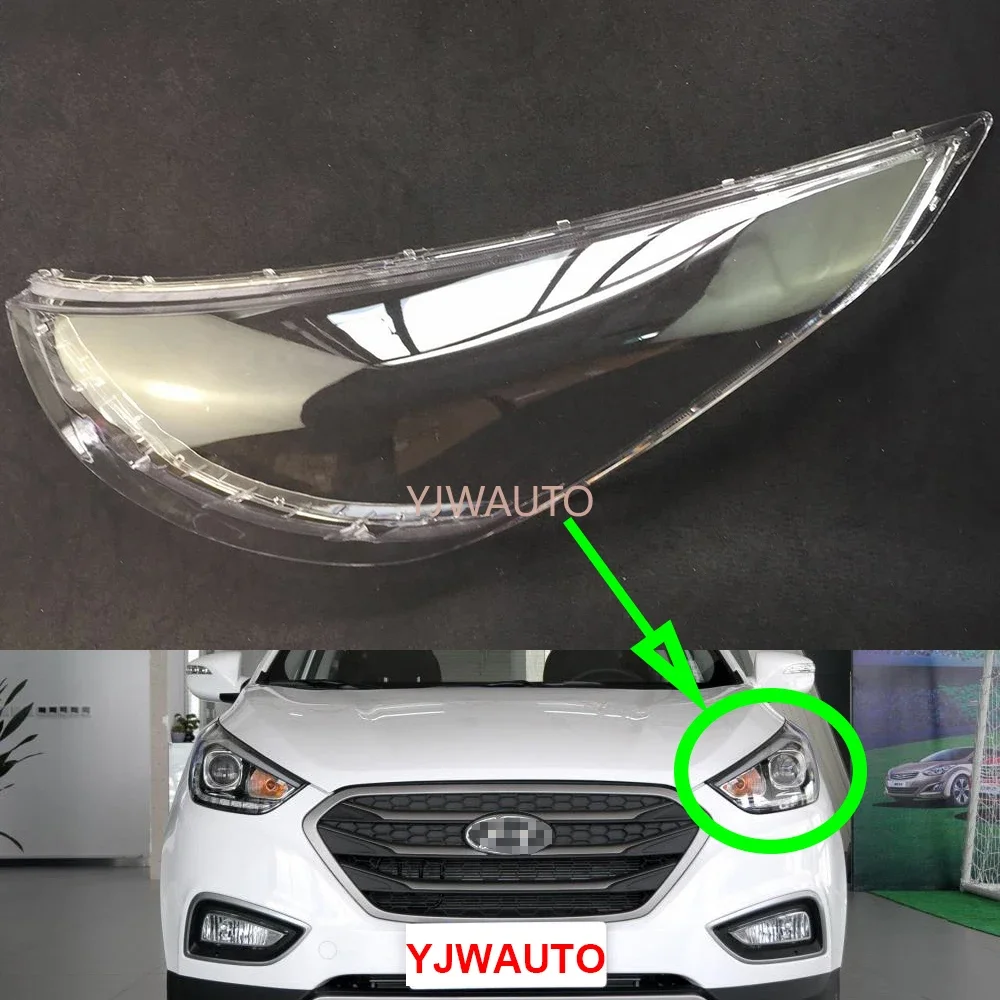 

For Hyundai IX35 2013~2015 Headlamp Cover Car Headlight Lens Glass Replacement Auto Shell