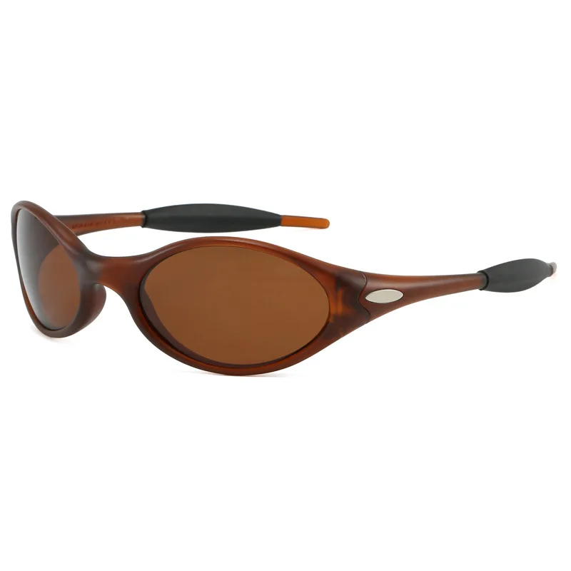 

Cross border polarized sunglasses for men and women, retro oval round frame outdoor cycling and driving sunglasses, Piet