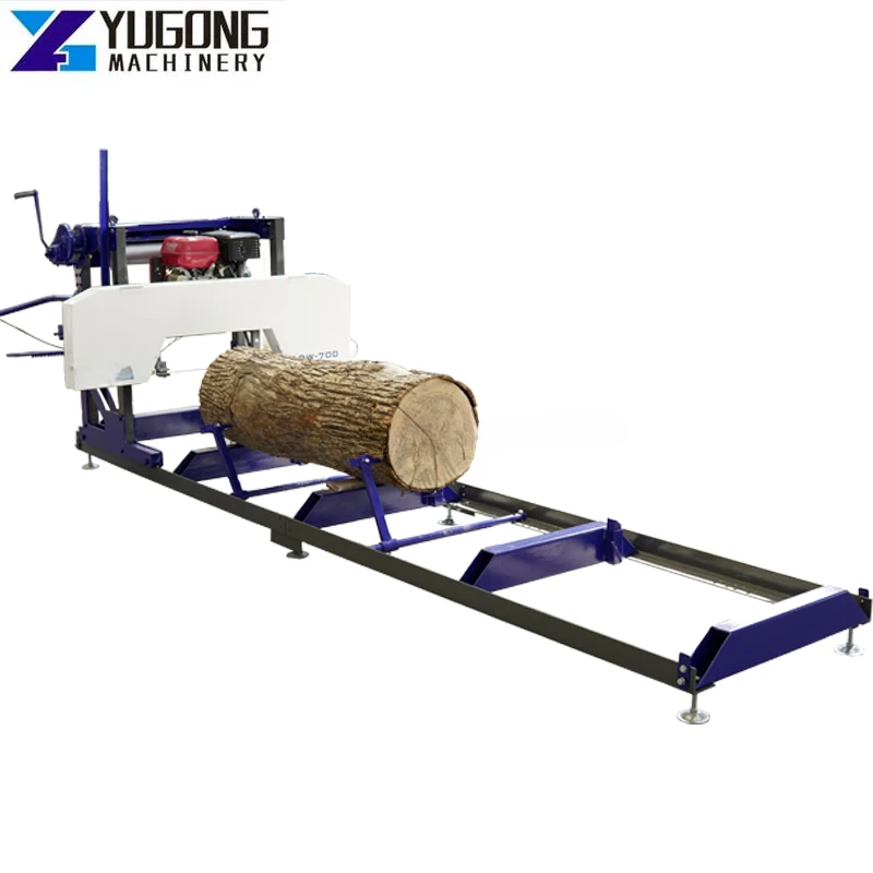 Wood Cutting Saw Machine Woodworking Machine Log Portable Band Sawmill Circular Equipment With Trailer Wood Sawmill Saw Machine