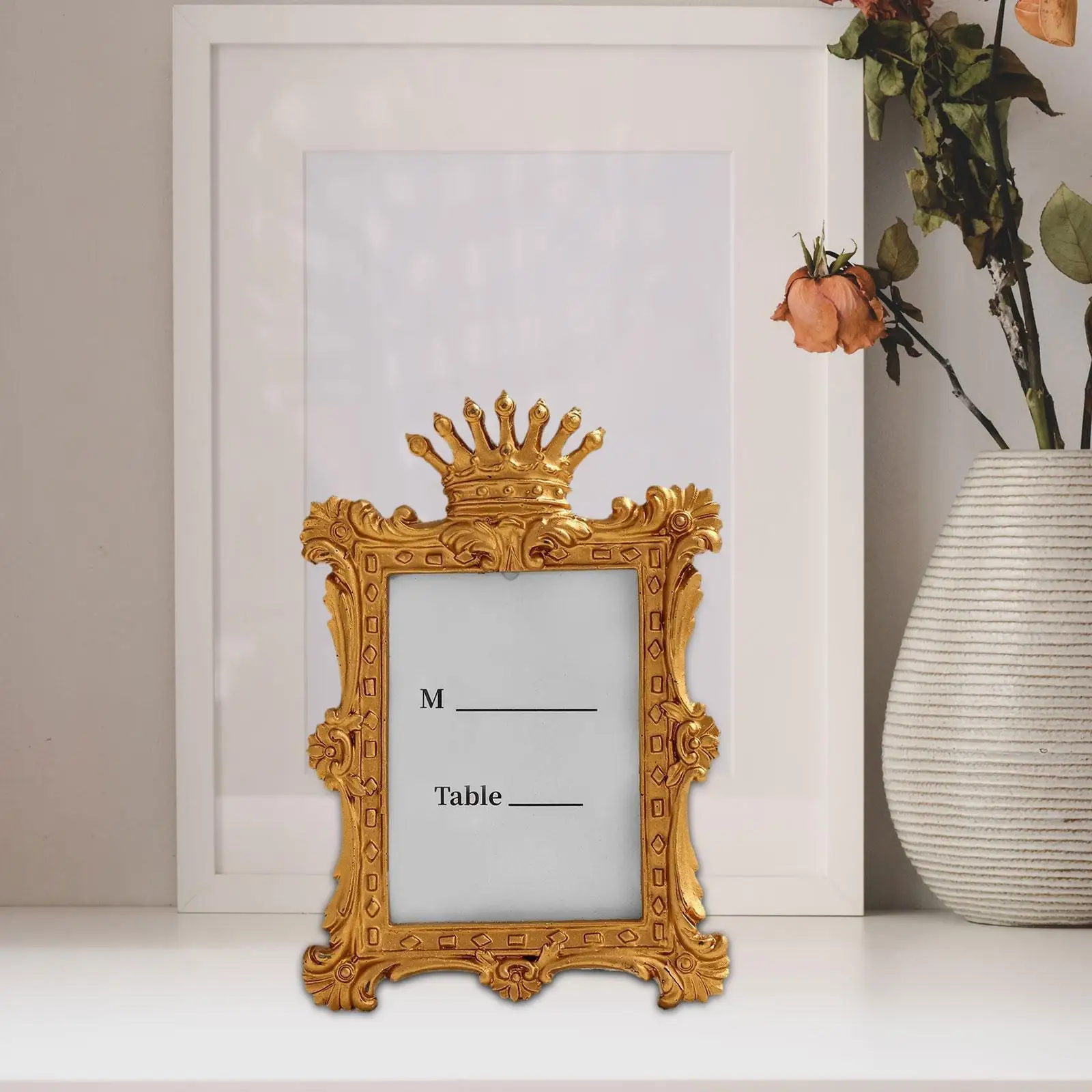 European Picture Frame Resin Luxury Photo Frame for Living Room Home Bedroom