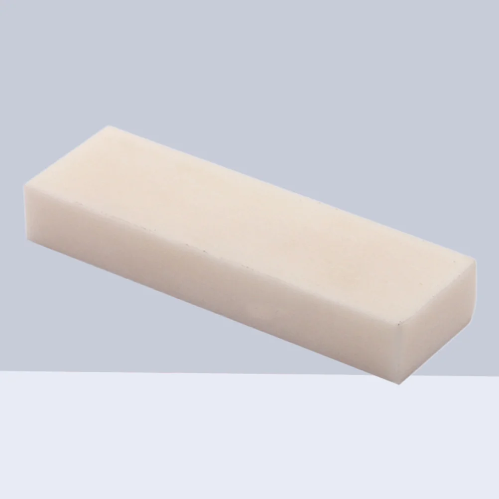 

2 pcs Nut Blank For Acoustic Guitar Real Cow Bone Smooth Flat Bottom Durable Replacement Guitar Bridge Saddle Part Accessory