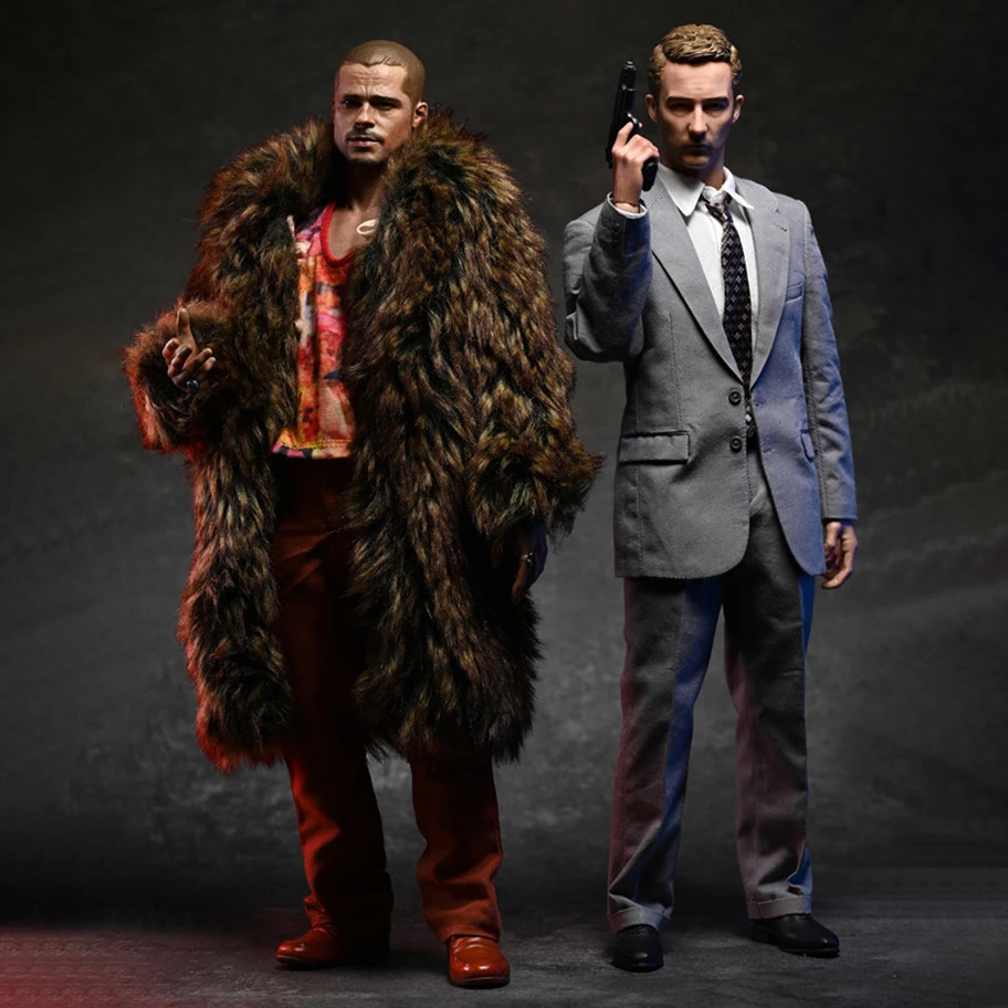 

FISH BONETOYS FB-Z010 FB-Z011 FB-Z012 1/6 Коллекционная фигурка Fight Club Jack Tyler Durden 12 дюймов, мужской солдат, модель игрушки