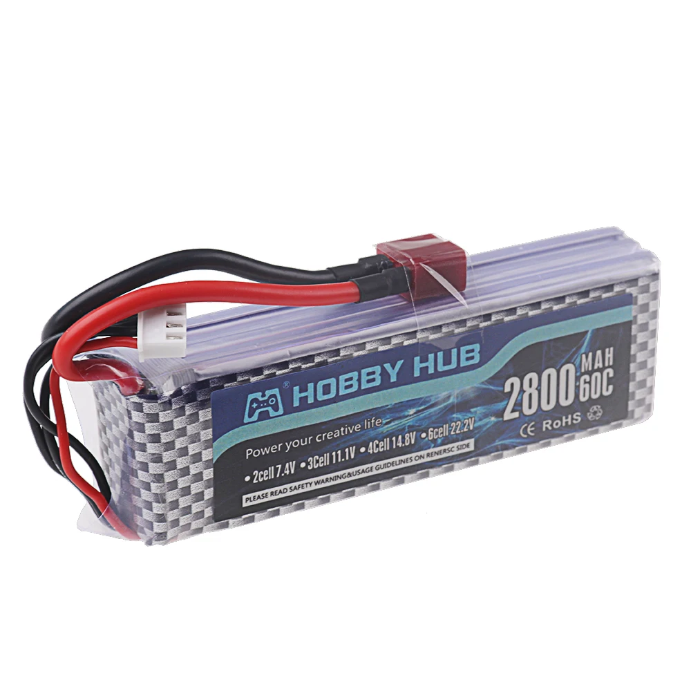 3S 2800mAh 11.1V Lipo Battery 60C With XT60 Plug DEANS T For Quadcopter RC FPV Racing Drone Airplane Hobby