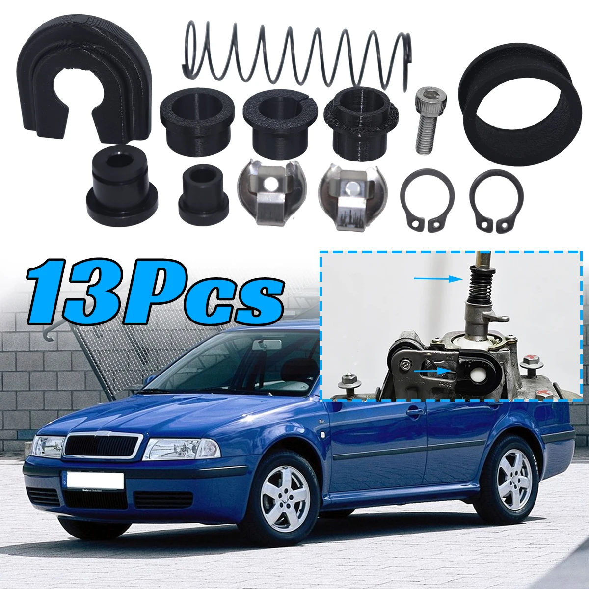 

Обновление ремонта коробки передач для VW Golf Jetta Bora Seat Leon Skoda Octavia MT, трос переключения передач, втулка переключения передач, рычаг обратного хода