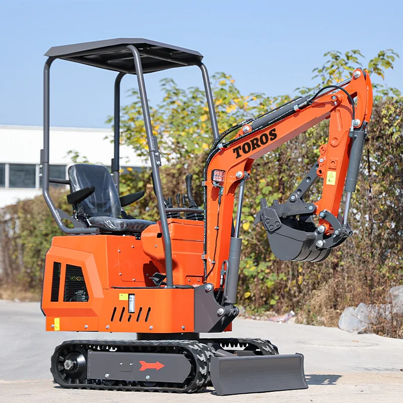 Fast delivery Customized 1 ton mini escavatore Custom Color Household Mini Excavator Low Price Recruit Agent small digger