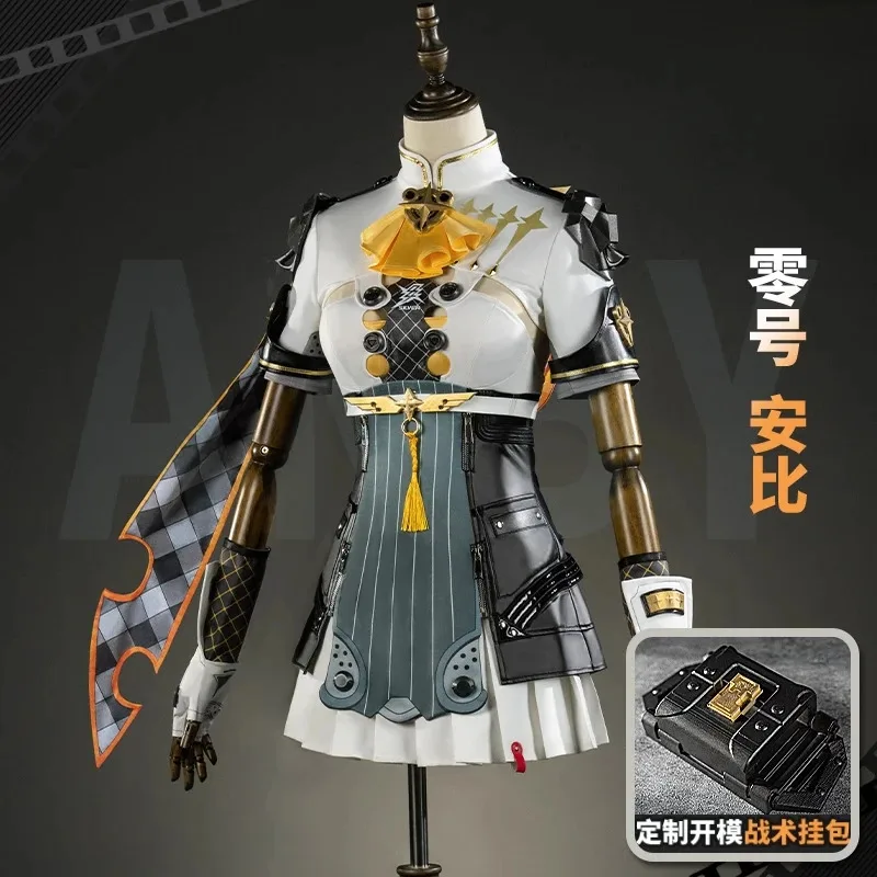 

Game Zenless Zone Zero Silver Soldier Anby Cosplay Costume For Women Girls Halloween Carnival Uniform