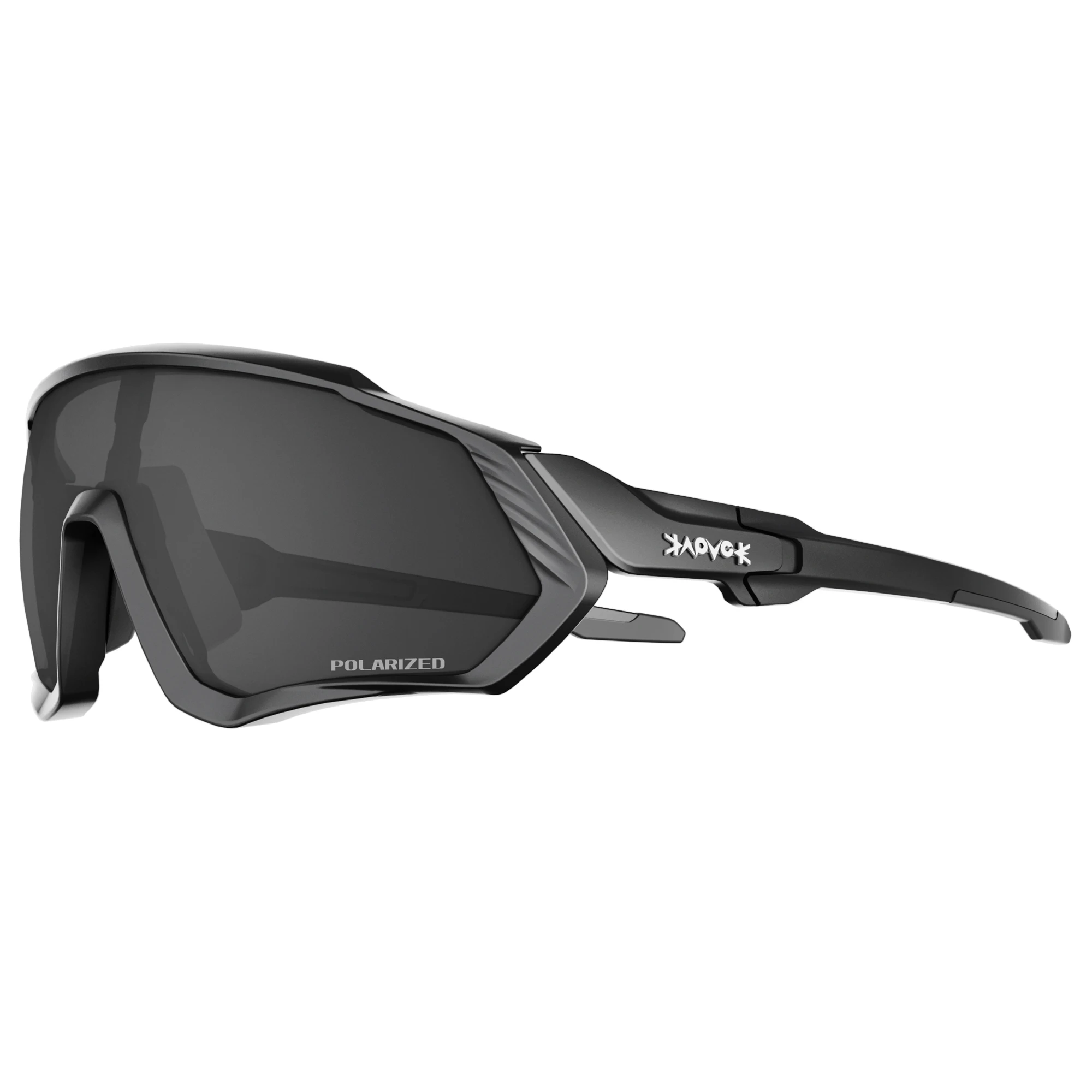 نظارات شمسية مستقطبة للرجال من Kapvoe نظارات ركوب الدراجات على الطرق للقيادة نظارات خارجية UV400 رياضية MTB Road Mountain Bike