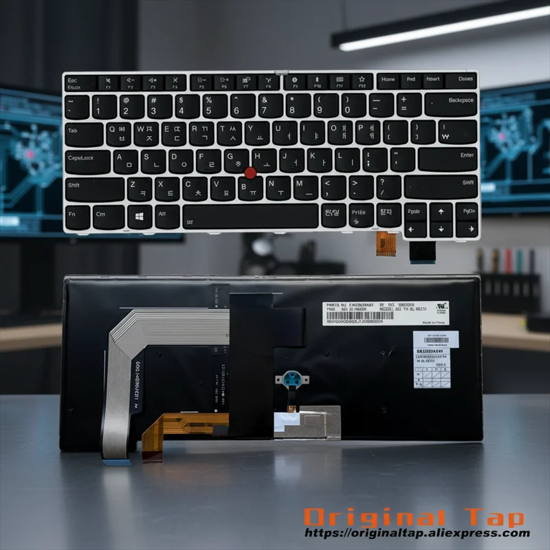 

Корейская клавиатура с подсветкой для Lenovo Thinkpad 13 Gen 2 T470s 01ER901 01EN919 01ER942 01EN878