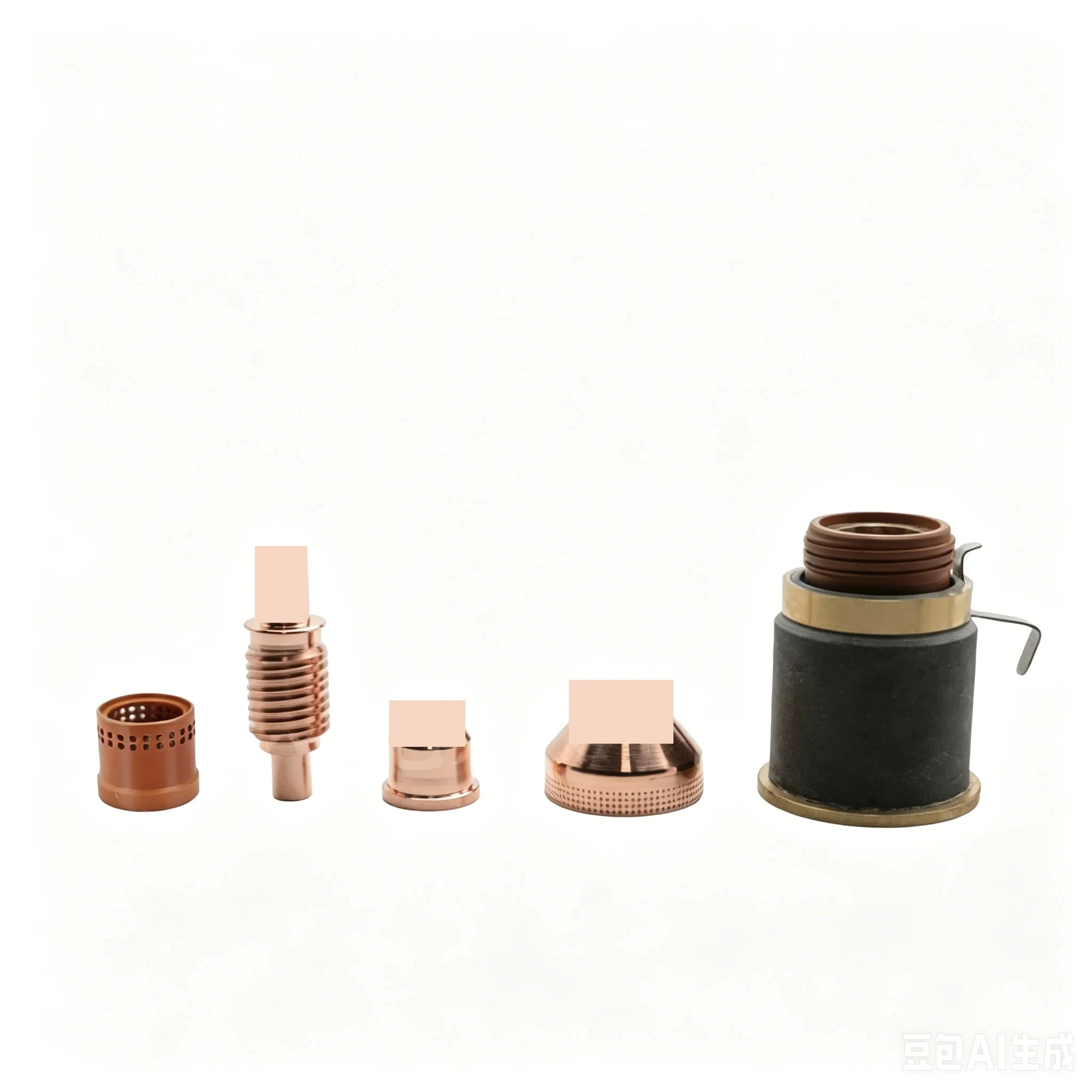 Image of BK14300-1 Elektrode BK14300-11 Düse BK14300-13 Passend für Lincoln Flexcut LC125 LC125M Plasmaschneidbrenner Verbrauchsmaterialien Zubehör