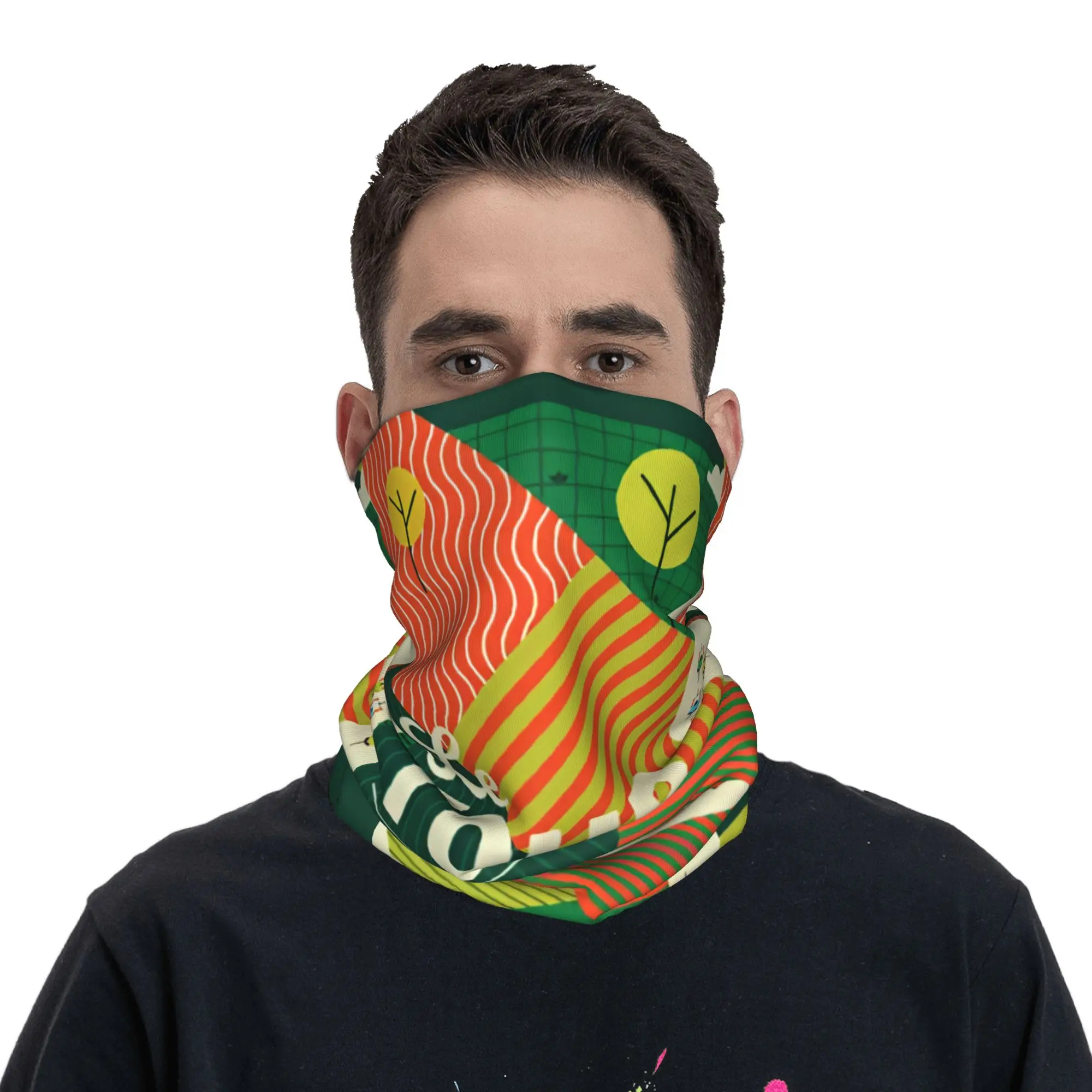 Custom France TDF Tour  Winter Headband Neck Warmer Men Women Ski Camping Tube Scarf  Face Bandana Gaiter