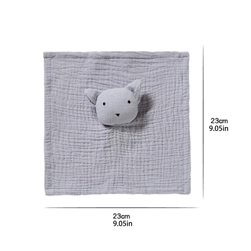 Soothe Appease Towel Bibs Animal Snuggle Toy Newborn Baby Sleeping