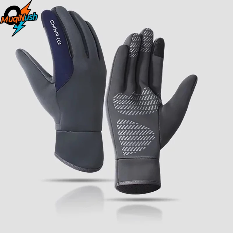

MuqiNush Running Gloves Touch Screen Anti Slip Lightweight Sports Warm Windproof Winter Men's and Women's Outdoor Gloves