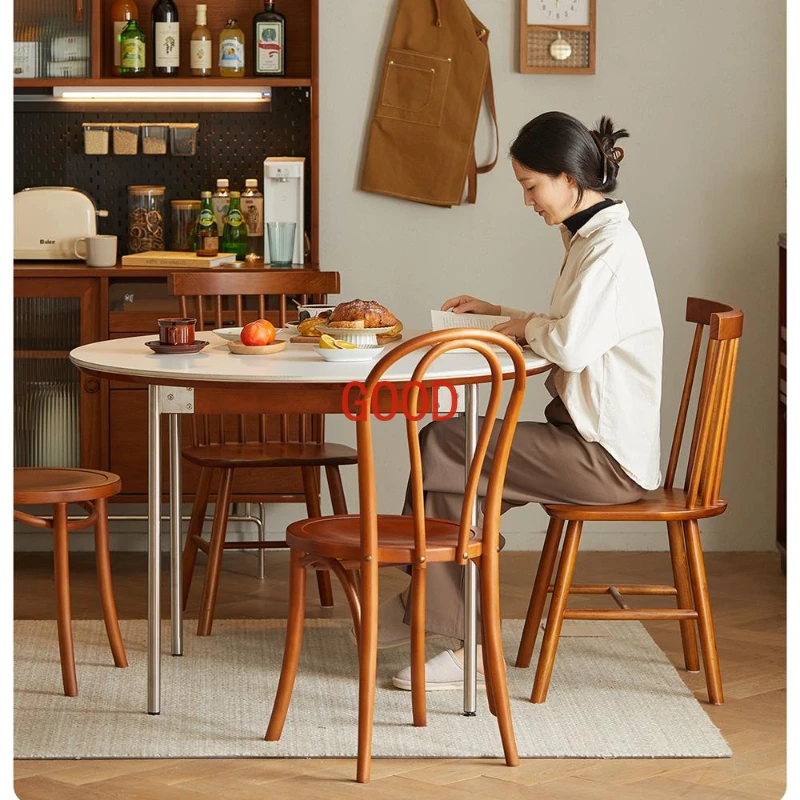 Tavolo Da Pranzo retrò moderno salone rotondo ristorante all'aperto tavolo Da Pranzo Bar minimalista Tavoli Da Pranzo mobili per la casa ZT50DT