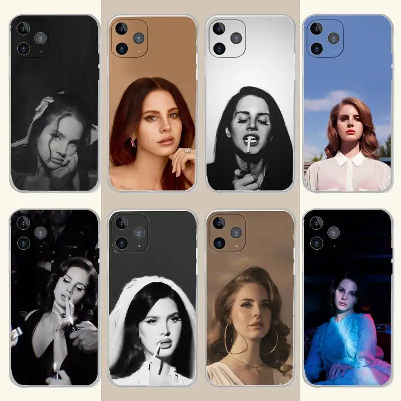 

L-Lana album Del R-Rey Phone Case For iPhone 15,14,13,12,11 Plus,Pro,Max,XR,XS,X,7,8 Plus,SE,Mini Transparent Silicone Soft