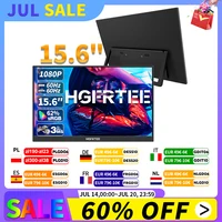 Monitor portátil HGFRTEE 15,6 pulgadas FHD-IPS