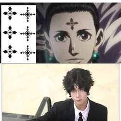 Chrollo Lucilfer Tattoo Sticker Fake Flash Tattoo Transfer Sticker Cosplay Prop accessori Costume