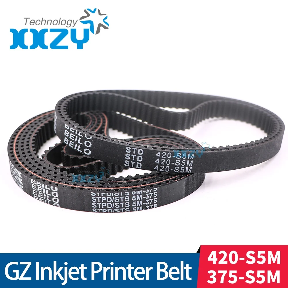 Inkjet Printer 420-S5M  Rubber Belt for Gongzheng Thunderjet Polaris Printhead Motor Belt 375-S5M