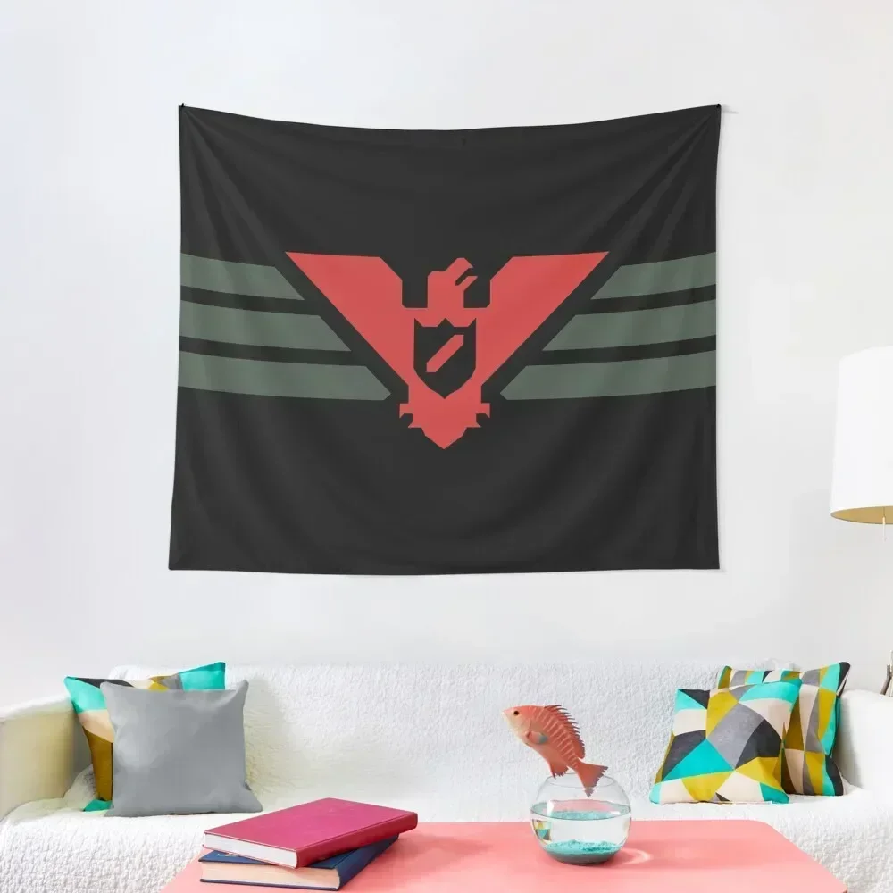 

Papers, Please Arstotzka Tapestry Wall Decoration Items Decorations For Your Bedroom Room Aesthetic Decor Tapestry