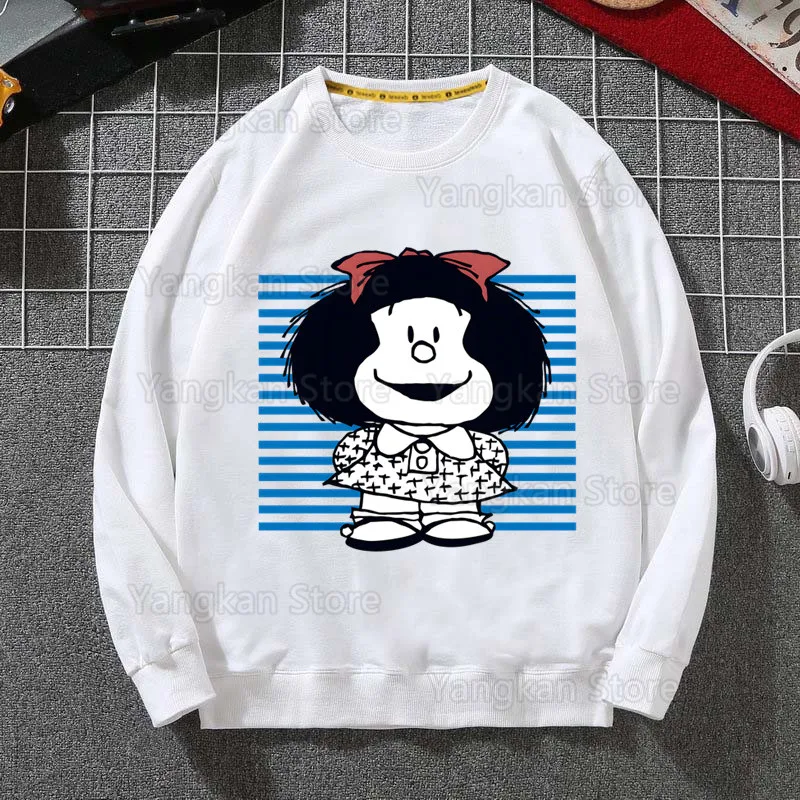 Mafalda Men's Hoodies Spring Autumn Male Casual Sweatshirts Men's Hoodies Sweatshirt Tops