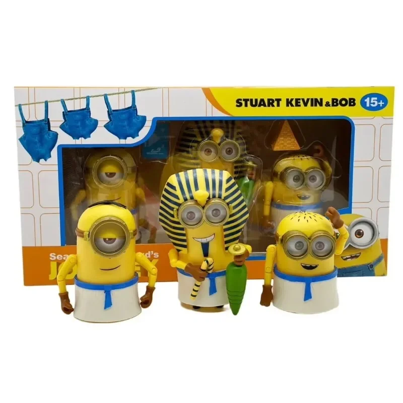 Minionsse Action Figures Markes Philes Wideeyed Cute Dolls Movie Peripheral Model Toys Kids Gifts