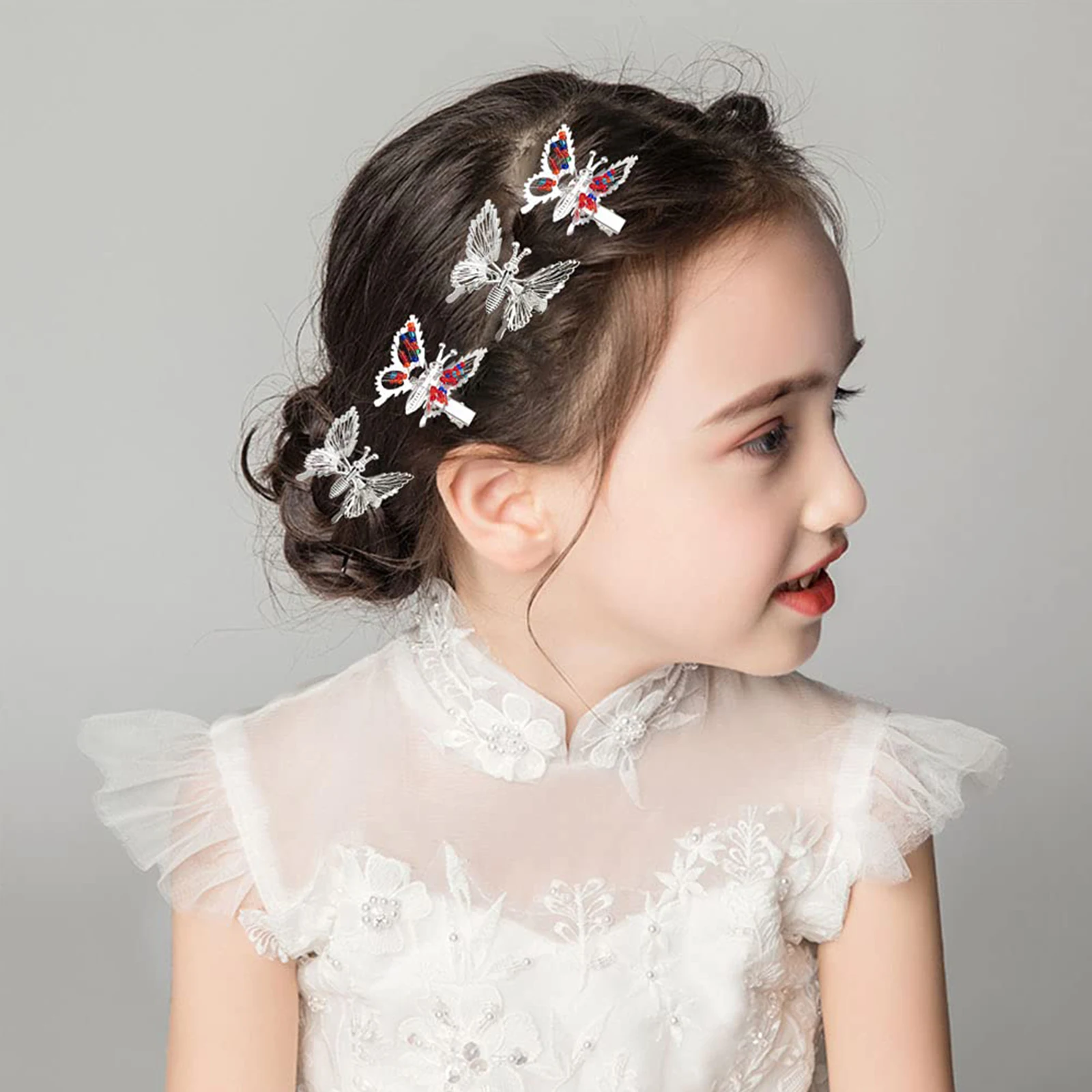 

15 Pcs Metal Butterfly Hair Clip Accessories for Women Hairpin Hairclip Clips Butterflies