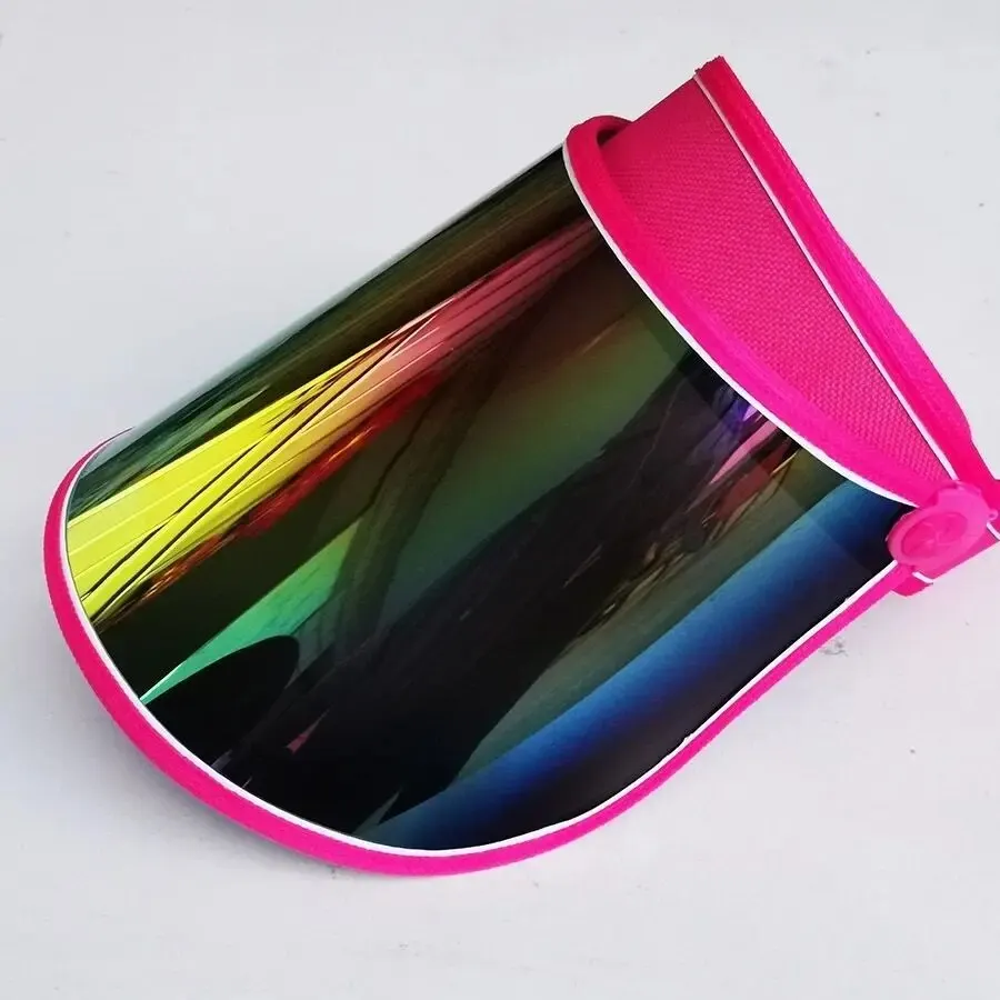 Unisex Summer Hat, Sun Hat, Candy Color, Baseball Cap, PVC Plastic, MEN'S Sunshade image 3