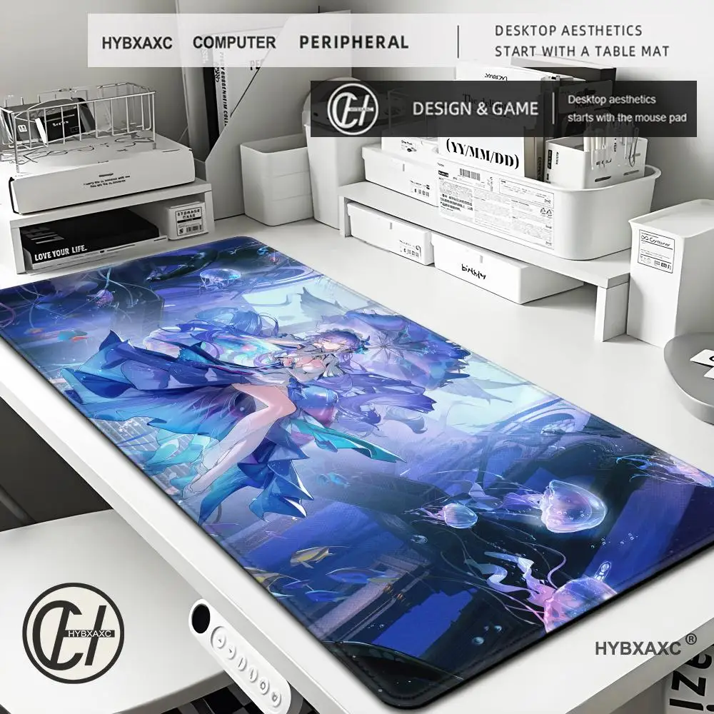 

Classic Game Wuthering Waves Cantarella Mouse Pad Gaming Accessories Protector Office Laptop Gamer Cabinet Non Slip Desk Mat