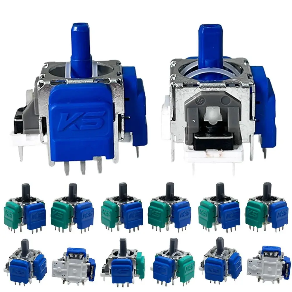 4 Stück Anti-Drift TMR Elektromagnetischer Joystick 3D Analog Langlebiger Hall ThumbStick Hochpräzise für PS5/PS4/Xbox/Switch Pro