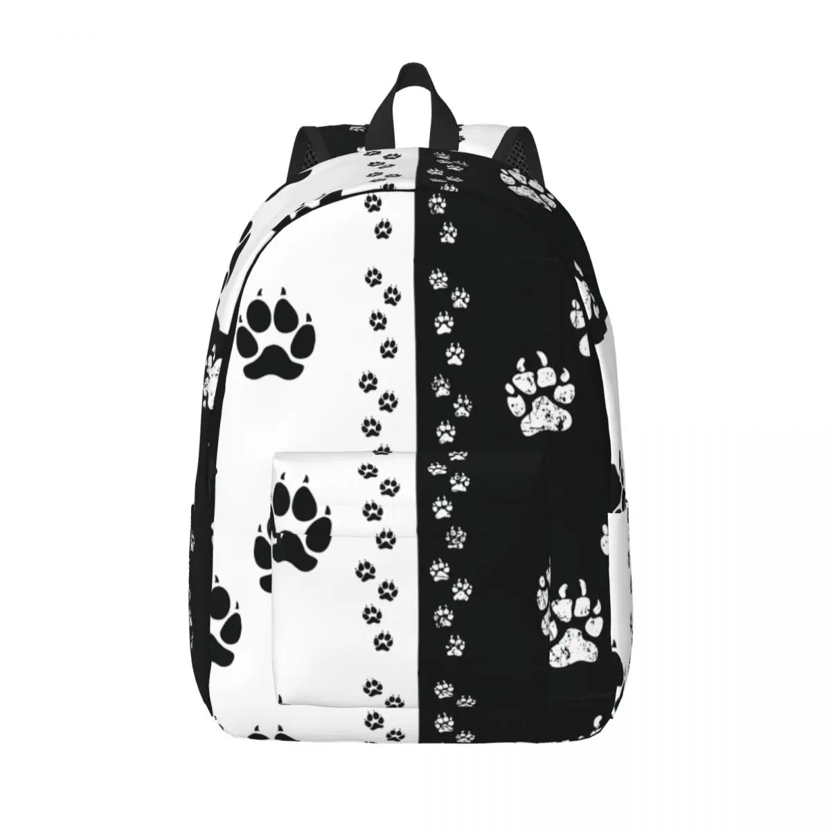 

Dog Paw Prints Or Animal Tracks Backpack for Kindergarten Primary School Student Cat Cute Bookbag Boy Girl Daypack with Pocket