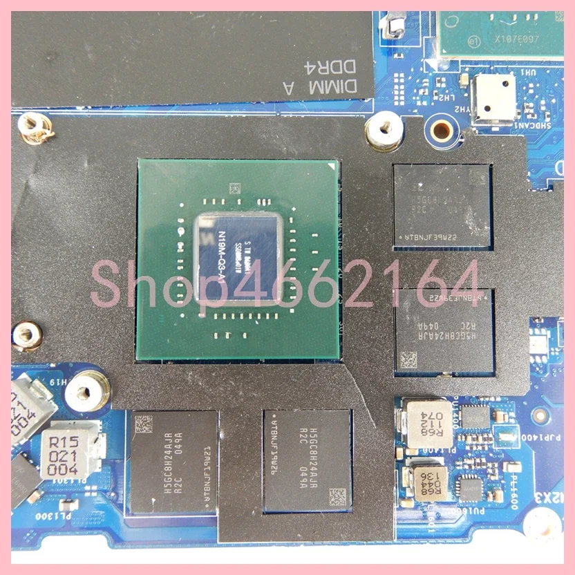 Imagem -03 - Laptop Motherboard para Dell Precision 3551 Notebook Mainboard Testado ok La-j282p com I710850h Cpu Mx150-v2g Gpu