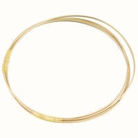 Brass Fret Wire for Musical Instruments 2 5 Metres Long with Size Range of 1 6mm to 2 4mm Perfect for Guitar Repairs