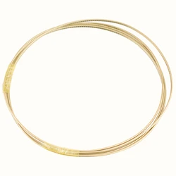 Brass Fret Wire for Musical Instruments 2 5 Metres Long with Size Range of 1 6mm to 2 4mm Perfect for Guitar Repairs