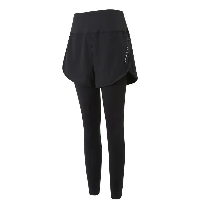 Woman Gym Sportswear High Waist Yoga Training Pants Women's Tights Skirts Leggings Gym Fitness Running Tennis Clothes Quick Dry