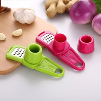 1pc Multi-functional Garlic Crusher Grinder Manual Ginger Garlic Cutter Garlic Peeler Press Kitchen Gadgets Cooking