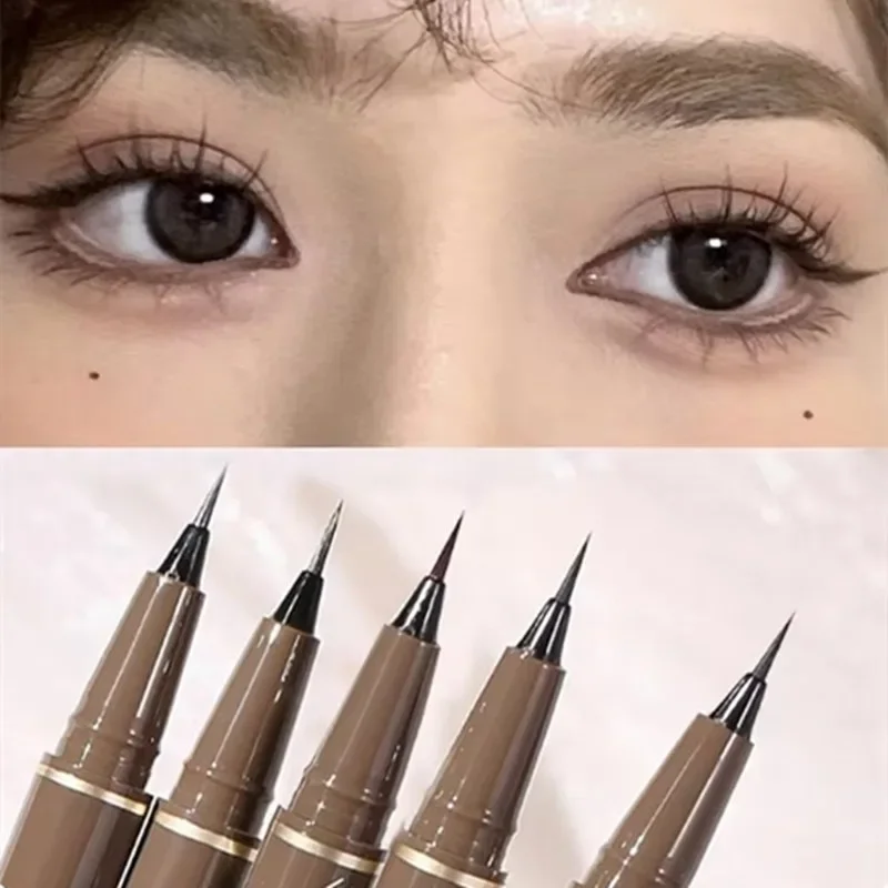 Smooth Lying Silkworm Eyes Liner Pencils Eye Makeup Tools Ultra Thin Black Brown Lower Eyelash Eyeliner Pen Waterproof Lasting