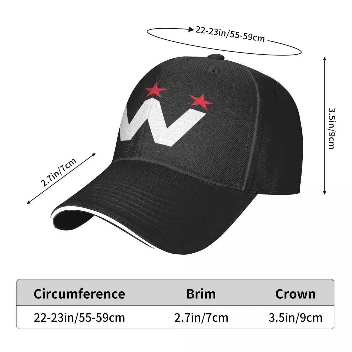 Capitals-Gorra de Golf para hombre, sombrero de béisbol, 8 gorras, verano, 2024