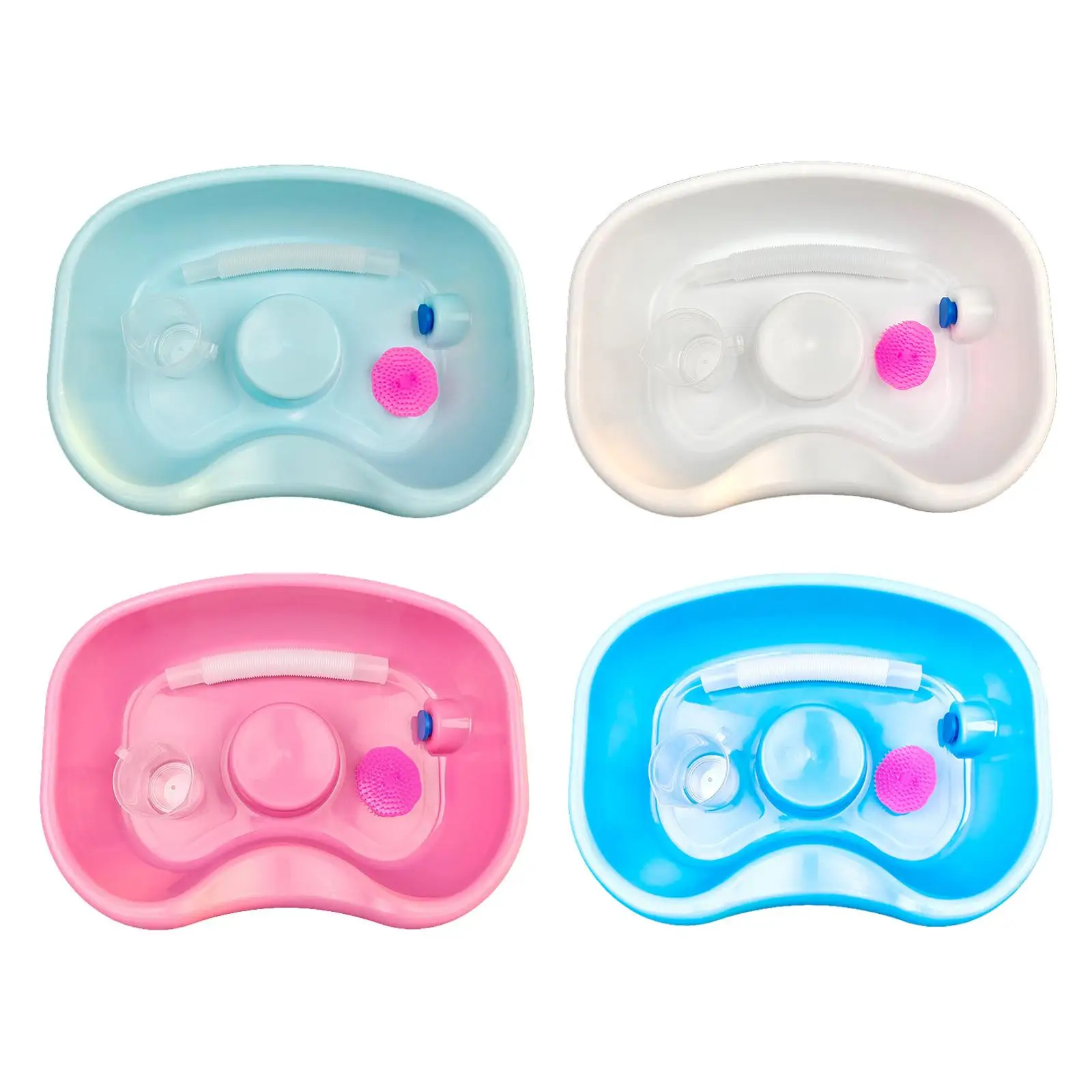 Hair washing tray Hair washing basin Lightweight hair washing bathtub with pipe