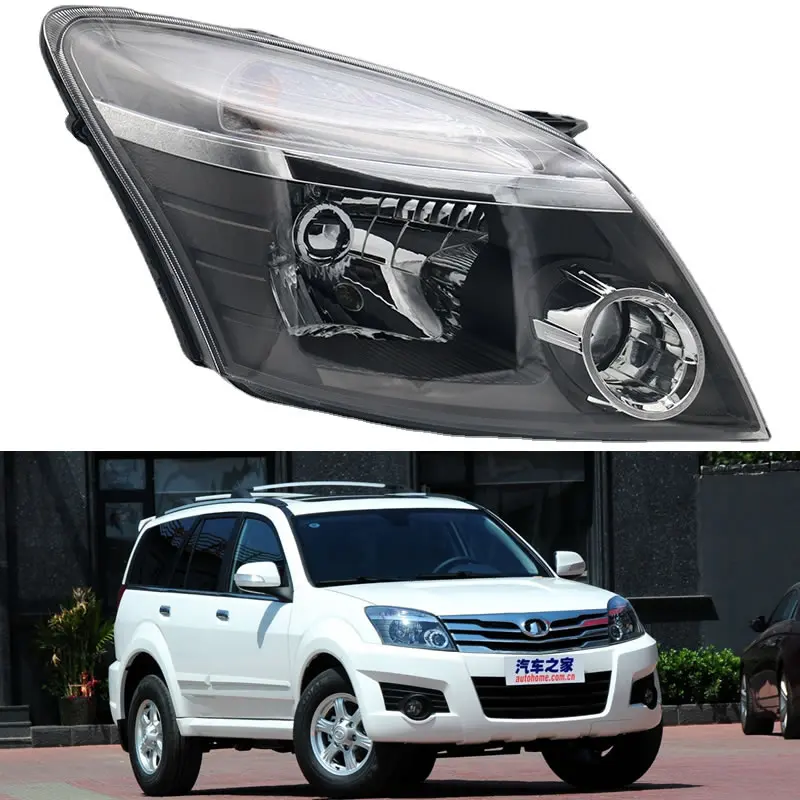 

For Great Wall Haval CUV H3 2005-2012 Car headlight assembly black white headlight manual electric adjustment car accsesories