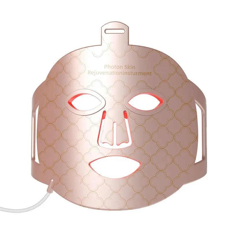 New 7 Colors Photon Nir Light Skin Rejuvenation For Neck Facial 850nm Led Red Infrared Led Face Mask Red Light Therapy