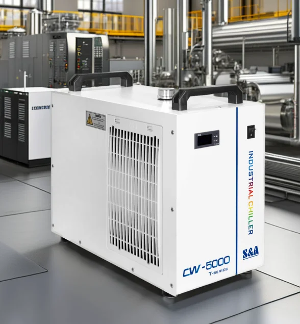 For CO2 Laser Engraving Machine High Efficiency CW-3000 Thermolysis Industrial Water Chiller