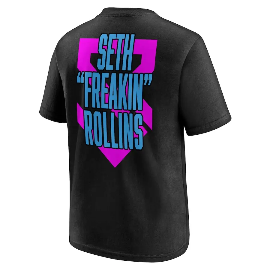 ملابس الصيف الرجالية WWE Seth Freakin Rollins تي شيرت سريع الجفاف يمتص العرق تي شيرت موتو