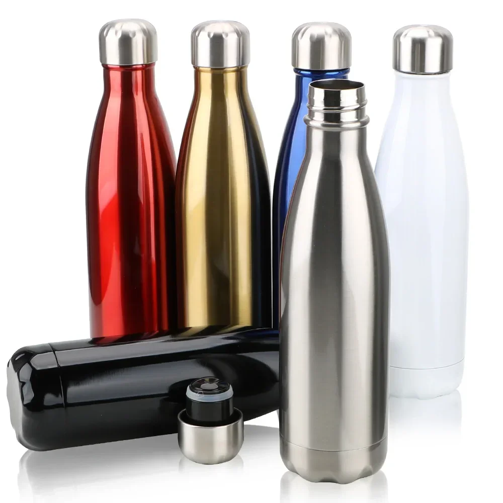 BPA Free Thermos Double-Wall Insulated Vacuum Flask Stainless Steel Water Bottle 500ml for Sport Bottles Cola Water Beer Thermos