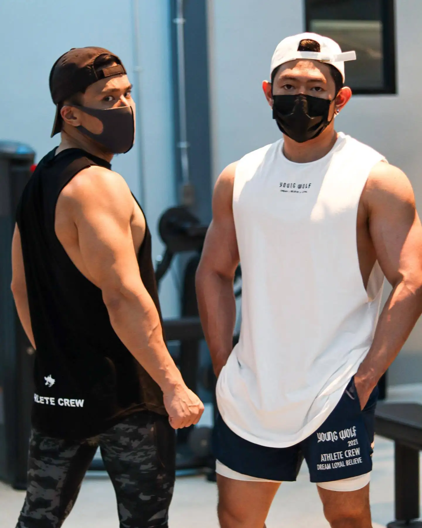 

New Fashion American Fitness Sports Vest Men's Casual Outdoor Basketball Trendy Brand Loose Cotton Vest Lightweight